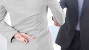 dishonest -fingers cross-managers